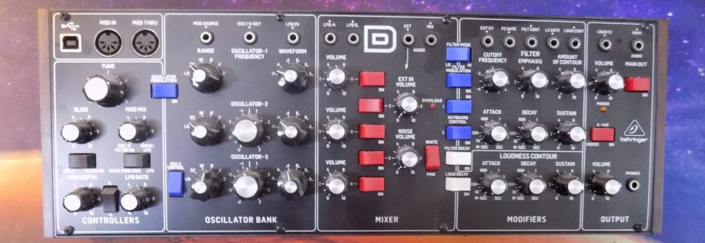 Behringer Model D Sythesiser